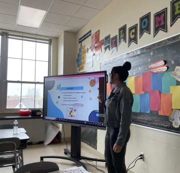 staff member teaching